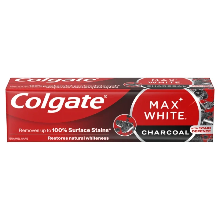 Colgate Max White Charcoal bělicí zubní pasta 75ml