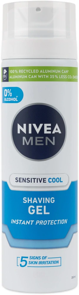 NIVEA gel na holení Sensitive Cool 200 ml