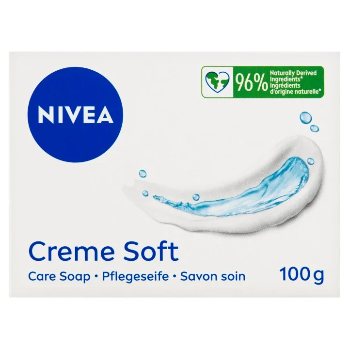 Nivea Creme Soft Pečující krémové mýdlo 100 g