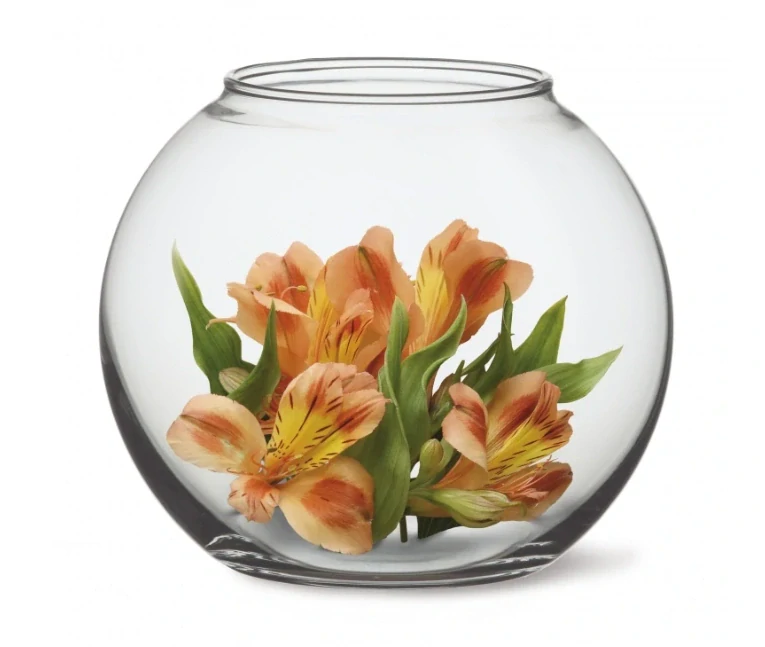 Simax skleněná váza Globe 21,5 cm