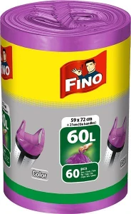 FINO pytle s uchy fialové 60 L 60 ks