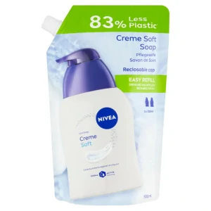 Nivea Creme Soft Krémové tekuté mýdlo náhradní náplň 500ml