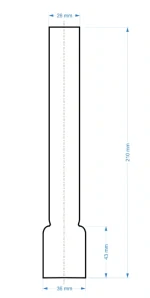 Cylindr na lampu pr. 35/210 - CH 06