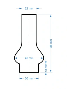 Cylindr na lampu pr. 30/X88